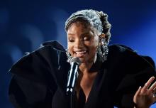 La chanteuse Halle Bailey.