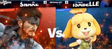 Un match du jeu Super Smash Bros Ultimate