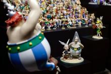 Des figurines exposées à la BNF le 9 octobre 2013 lors de la précédente exposition autour de l'univers d'Astérix