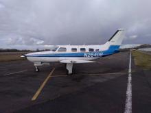 Photo de l'avion qui transportait Emiliano Sala et s'atait abîmé dans la Manche le 21 janvier 2019