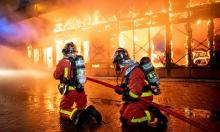 Incendie Levallois-Perret au marché couvert, le 18 août 2019.