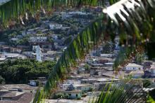 La ville de Sada à Mayotte, en 2013