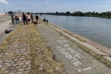 La berge de la Loire à Nantes, où avait disparu Steve Maia Caniço dans la nuit du 21 au 22 juin 2019