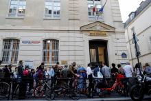 Rentrée à l'école Saint-Benoit, près de Notre-Dame, le 2 septembre 2019