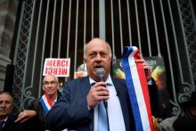 Daniel Cueff, maire de Langouët, devant le tribunal administratif de Rennes le 14 octobre 2019