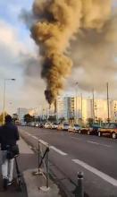 Incendie à Villeurbanne le 8 octobre 2019