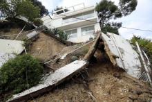 Conséquence des inondations à Nice le 25 novembre 2019