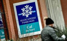 Une agence de la Caisse d'allocations familiales (CAF) à Lille, le 31 janvier 2019