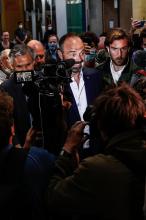 Le Premier ministre Edouard Philippe au soir de sa victoire à la mairie du Havre, le 28 juin 2020