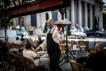 Réouverture des terrasses des cafés et restaurants, à Paris le 2 juin 2020