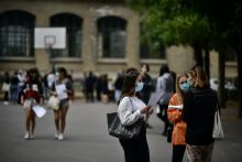 Affichage des résultats du baccalauréat, le 5 juillet 2019 à Paris