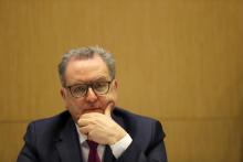 Le président de l'Assemblée nationale Richard Ferrand, le 25 amrs 2019 à Paris