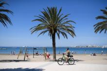 La plage de Roses, en Espagne, le 21 juin 2020