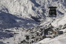 La station de ski de Val Thorens en janvier 2018