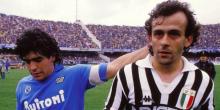 Diego Maradona et Michel Platini