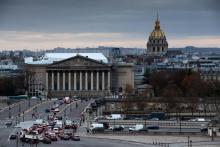 L'Assemblée nationale à Paris, le 16 novembre 2020