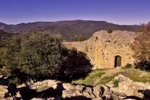 Vestiges du château de Termes en Aude, pays cathare