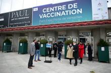 Un centre de vaccination à Noisy-le-Sec, le 7 mai 2021 près de Paris