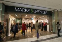 Un magasin Marks & Spencer, à Levallois-Perret, près de Paris, le 18 octobre 2012