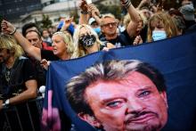 Johnny Hallyday au festival de Cannes le 23 mai 1976