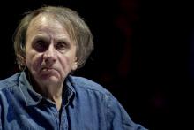 L'écrivain français Michel Houellebecq le 25 avril 2019 à Paris