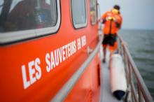 Un bateau de la SNSM le 28 juin 2019 à Saint-Nazaire en France