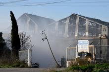 Incendie des hangars de déchets à Saint-Chamas (Bouches-du-Rhône) le 5 janvier 2022