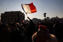 Rassemblement anti-pass vaccinal, le 15 janvier 2022 à Paris