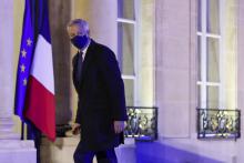 Le ministre de l'Economie Bruno Le Maire, à l'Elysée le 6 janvier, à l'occasion d'une réunion le président Emmanuel Macron et des membres de la Commission européenne