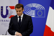 Emmanuel Macron au Parlement européen