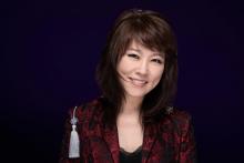 La chanteuse sud-coréenne Youn Sun Nah, à Paris, le 7 février 2022