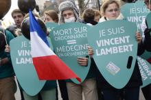 Manifestation en soutien à Vincent Lambert