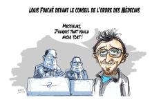 Louis Fouché devant le conseil de l'ordre des médecins