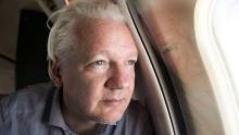 Assange dans l'avion, le 25 juin 2024