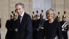 Bernard Arnault et son épouse